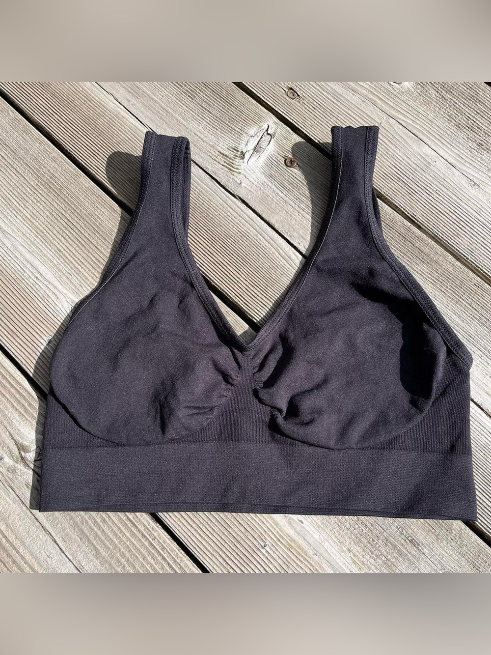 Shear Shapewear black sculpting bralette top
